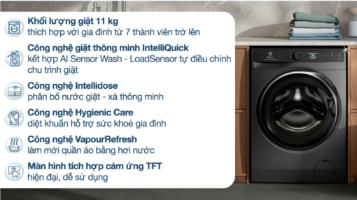 MÁY GIẶT ELECTROLUX ULTIMATECARE 900 INVERTER EWF1142R9SC